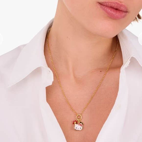 $129 Hello Kitty X Kate Spade New York Charm Pendant - Picture 2 of 7
